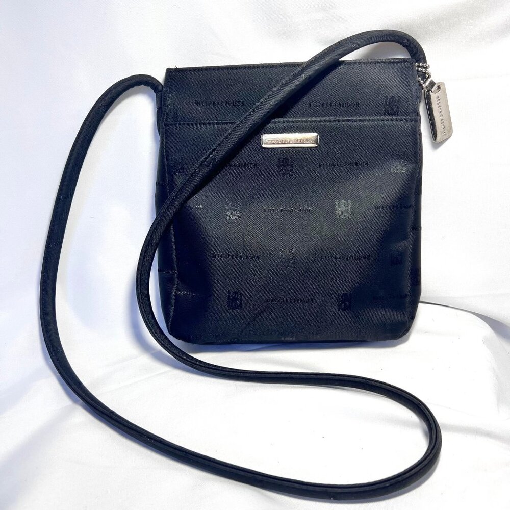 Hillard & Hanson Black Nylon Crossbody Purse-Travel-Lightweight-Cell phone